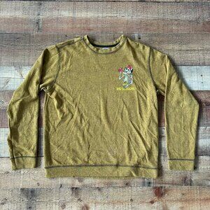 Dikotomy Women's Bad Decisions with Skeleton Long Sleeve Top in Light Brown -M